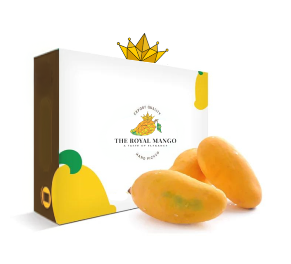 The Royal Mango in Houston, Texas box design